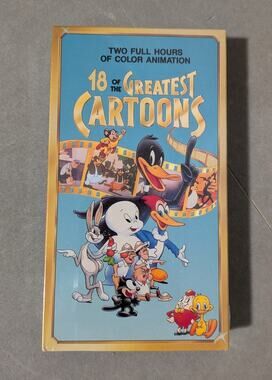 Vintage 18 of the Greatest Cartoons VHS Tape 1990 Factory Sealed New Starmaker